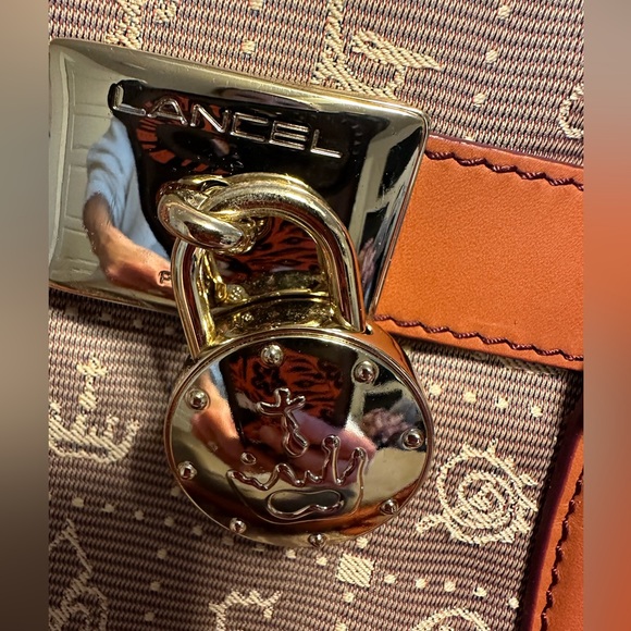 TAN LANCEL HANDBAG - Picture 11 of 12
